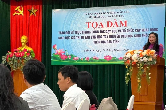Bàn giải pháp giáo dục giá trị di sản văn hoá Tây Nguyên trong trường phổ thông