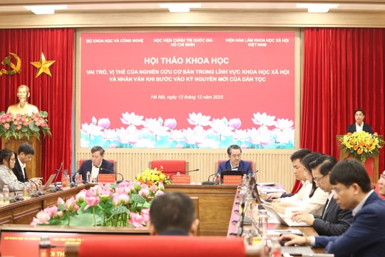 Đẩy mạnh tài trợ cho nghiên cứu cơ bản trong khoa học xã hội và nhân văn