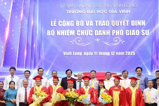 Trường Đại học Trà Vinh có thêm 5 Phó Giáo sư