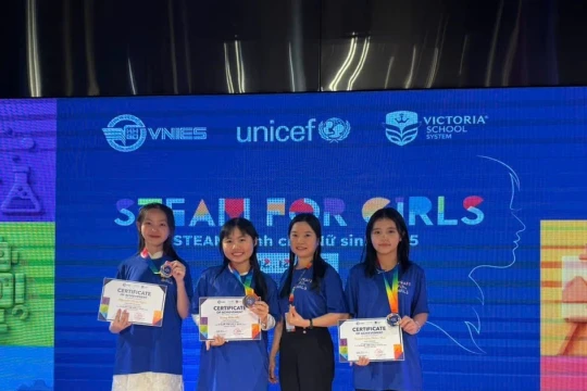 Nữ sinh Cần Thơ đoạt 2 giải Nhì, 1 giải Ba tại cuộc thi STEAM dành cho nữ sinh