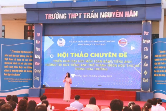 Hải Phòng nỗ lực đưa tiếng Anh trở thành ngôn ngữ thứ 2 trong trường học