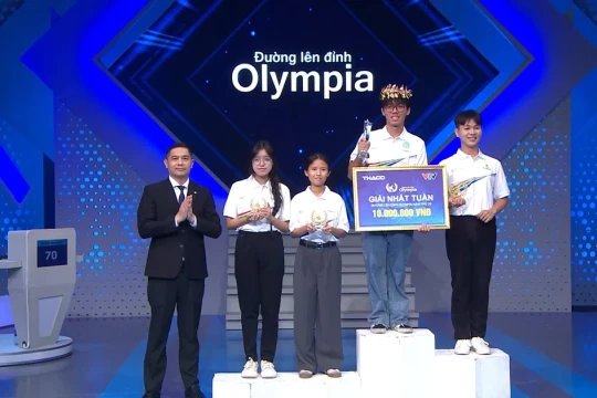 Nam sinh phổ thông năng khiếu thắng thuyết phục trận thi tuần Olympia