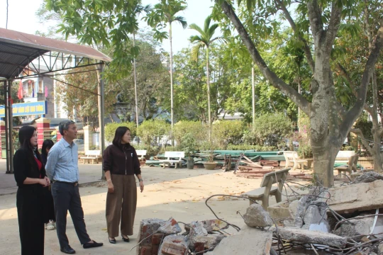 Niềm vui trở lại lớp học sau hơn 2 tháng mưa lũ tại Thái Nguyên