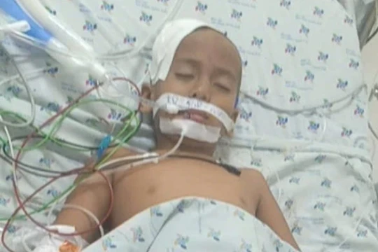 Cảm thương học sinh lớp 3 bị xuất huyết nội sọ phải dừng đến trường