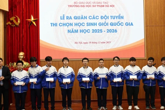 Trường ĐH Sư phạm Hà Nội ra quân đội tuyển học sinh giỏi quốc gia