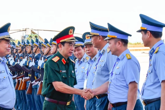 Đại tướng Phan Văn Giang dự lễ khánh thành sân bay quân sự Phan Thiết