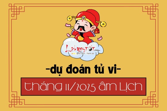 Dự đoán tháng 11 âm lịch năm Ất Tỵ 2025: Thần Tài chọn đúng 3 tuổi để ban PHƯỚC, tiền vàng đầy túi – 2 tuổi vẫn chưa thoát ĐEN