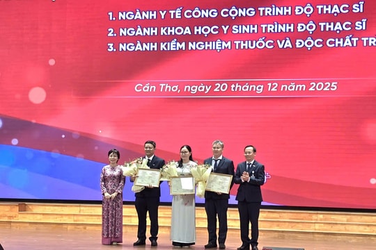 Đại học Y Dược Cần Thơ đạt chuẩn kiểm định 6 chương trình đào tạo đại học và thạc sĩ