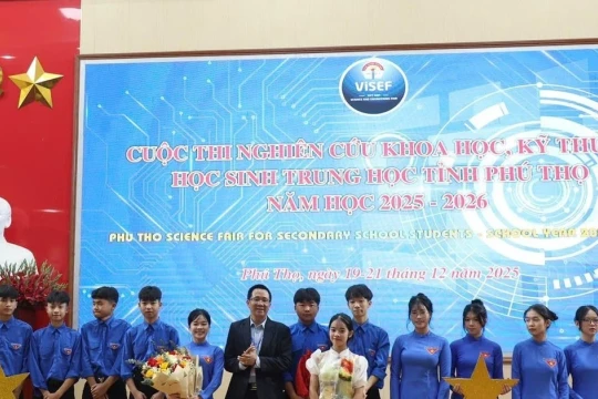 243 dự án tranh tài tại Cuộc thi nghiên cứu KHKT học sinh trung học tỉnh Phú Thọ