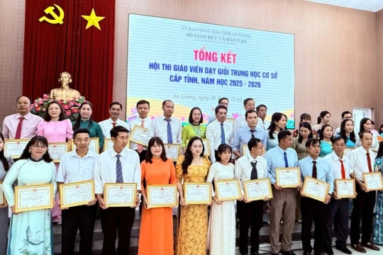 An Giang có 916 giáo viên THCS được công nhận giáo viên dạy giỏi cấp tỉnh