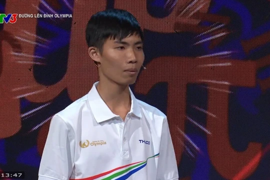 Nam sinh Hải Phòng ngược dòng giành vòng nguyệt quế trận thi tháng Olympia