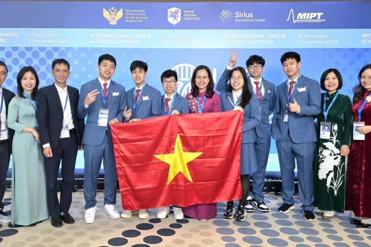 Kỳ thi Olympic khoa học trẻ quốc tế: Học sinh Hà Nội tỏa sáng