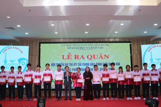 174 học sinh Quảng Trị sẵn sàng bước vào Kỳ thi học sinh giỏi quốc gia