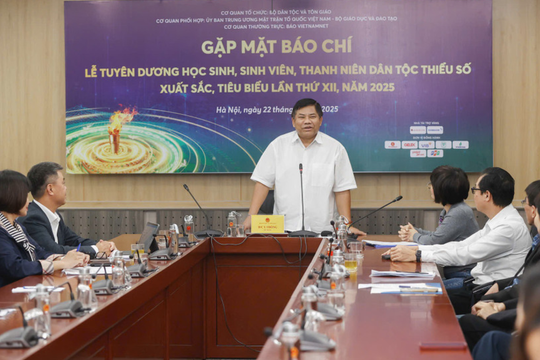 Tuyên dương 145 học sinh, sinh viên, thanh niên dân tộc thiểu số tiêu biểu, xuất sắc năm 2025