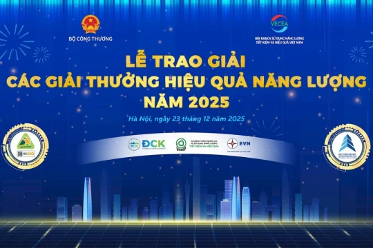 Trao giải thưởng cho các mô hình sử dụng năng lượng hiệu quả