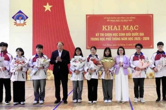 Khai mạc Kỳ thi chọn học sinh giỏi Quốc gia tại Cao Bằng