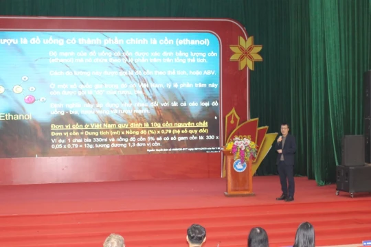 Nâng cao nhận thức 'Đã uống rượu bia, không lái xe' cho sinh viên