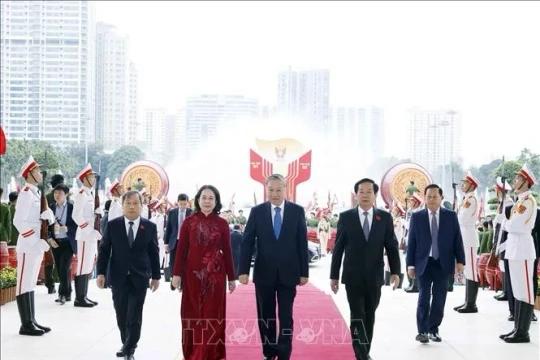 Tổng Bí thư và Chủ tịch nước dự khai mạc Đại hội Thi đua yêu nước toàn quốc lần thứ XI