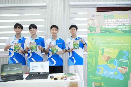Giải pháp tái sinh bao bì thương mại điện tử giành giải Nhất cuộc thi khởi nghiệp sinh viên