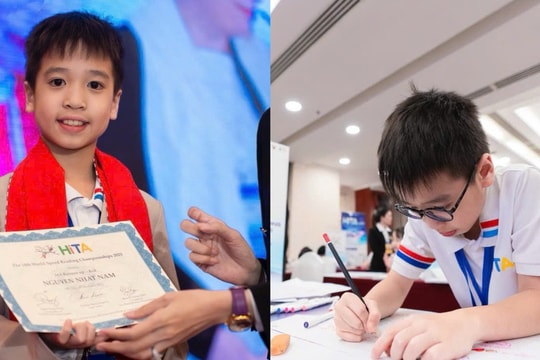 Cậu bé 10 tuổi giành huy chương siêu trí nhớ thế giới, đọc nhanh 3.000 từ/phút