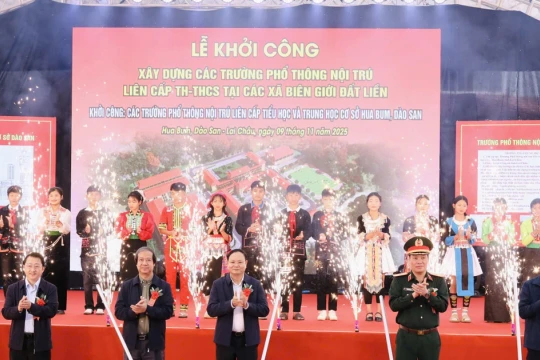 Xây dựng trường nội trú liên cấp ở các xã biên giới Lai Châu: Khi ý Đảng hợp lòng dân