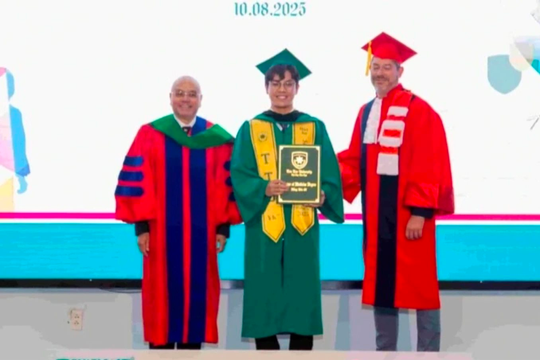 Thí sinh 24 tuổi trúng tuyển tiến sĩ Âu Nhật Huy bị cho thôi học