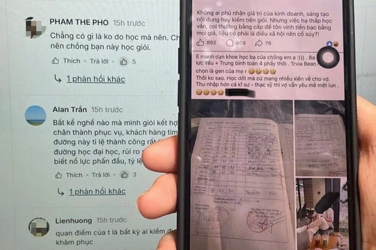 Vợ khen chồng học dốt mà giàu: "Không nghề gì lương thiện mà không cần học"