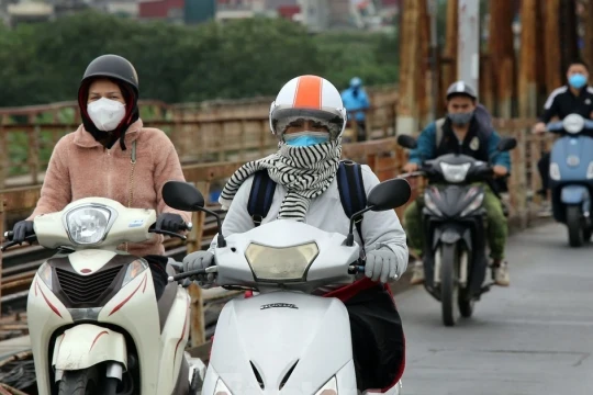 Không khí lạnh liên tục tăng  cường