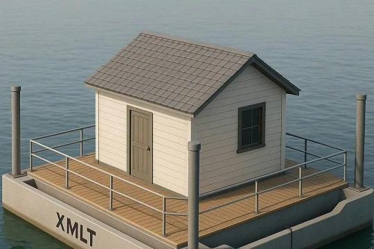 Phó Giáo sư miền Tây nghiên cứu phao xi măng lưới thép xây nhà trên vùng sông nước