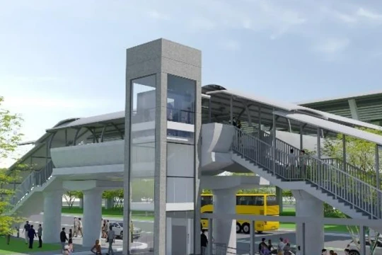 TPHCM lắp thang máy tại 7 cầu bộ hành các ga Metro số 1