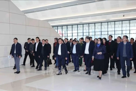 Thường trực Ban Bí thư kiểm tra công tác chuẩn bị Đại hội XIV của Đảng