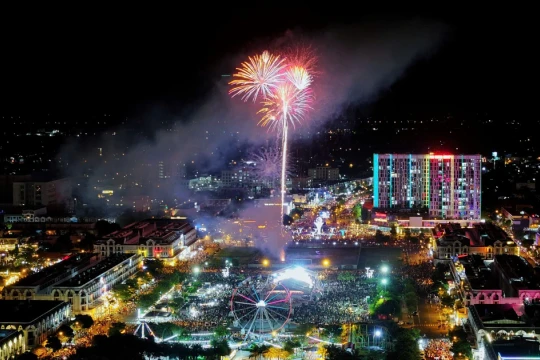An Giang sẽ bắn pháo hoa tại 4 điểm đón Giao thừa Tết Nguyên đán 2026