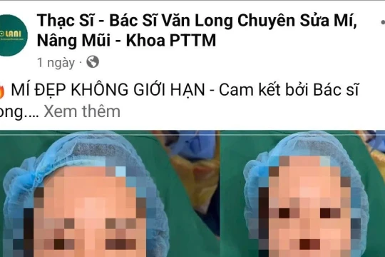 Hà Nội: Thẩm mỹ Lani hoạt động không phép