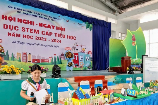 An Giang tổ chức Cuộc thi Thiết kế sản phẩm STEM và Nghiên cứu KHKT