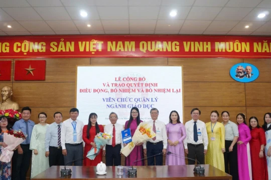 Sở GD&ĐT TPHCM điều động, bổ nhiệm cán bộ quản lý giáo dục