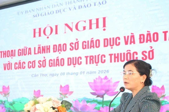 Lãnh đạo Sở GD&ĐT TP Cần Thơ đối thoại với các cơ sở giáo dục trực thuộc