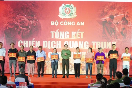 Xây nhà cho dân, Bộ Công an về đích sớm 20 ngày so với yêu cầu của Thủ tướng