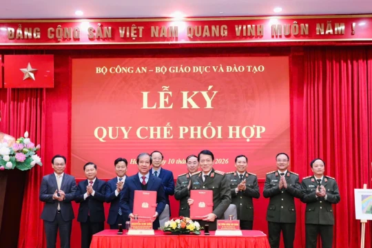 Bộ GD&ĐT và Bộ Công an ký kết Quy chế phối hợp