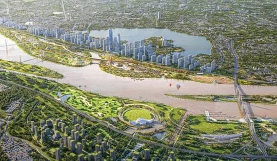 Liên doanh Đại Quang Minh - Văn Phú - Thaco - T&T - Hòa Phát đề xuất xây 4 khu đô thị phục vụ di dân trục đại lộ sông Hồng 855.000 tỷ đồng