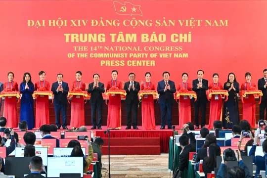 Khai trương Trung tâm Báo chí Đại hội XIV của Đảng