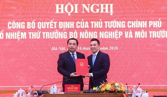 Bộ Nông nghiệp và Môi trường có tân Thứ trưởng