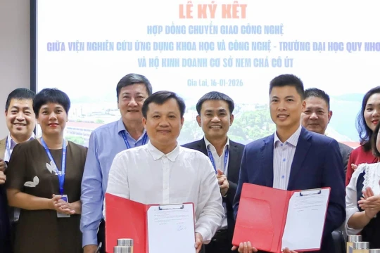 Trường Đại học Quy Nhơn chuyển giao công nghệ sản xuất thực phẩm