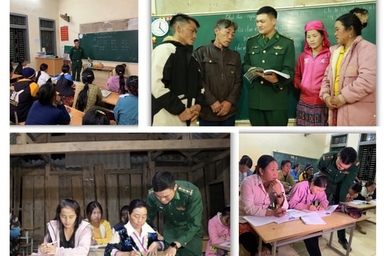 Bước chân thầm lặng ‘gieo chữ’, giữ biên cương