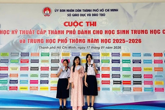 Học sinh TP Hồ Chí Minh tranh tài nghiên cứu khoa học