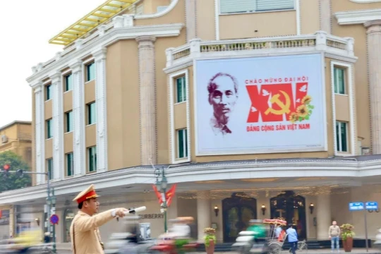 Mô hình 'ba nhất' giữ nhịp giao thông trong những ngày Đại hội XIV của Đảng