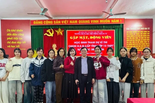 Trường THPT Ngô Gia Tự (Phú Thọ): Khẳng định chất lượng giáo dục mũi nhọn