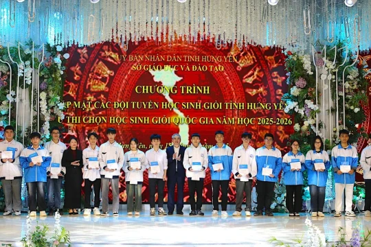 Hưng Yên có 125 em đạt giải Kỳ thi chọn học sinh giỏi quốc gia