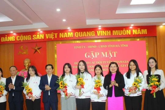 Hà Tĩnh giành 85 giải tại Kỳ thi học sinh giỏi quốc gia THPT