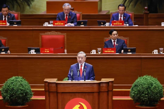 Thông cáo báo chí ngày làm việc thứ nhất Đại hội XIV của Đảng