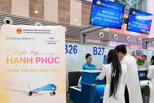Vietnam Airlines lan tỏa thông điệp “Việt Nam hạnh phúc” trên những chuyến bay